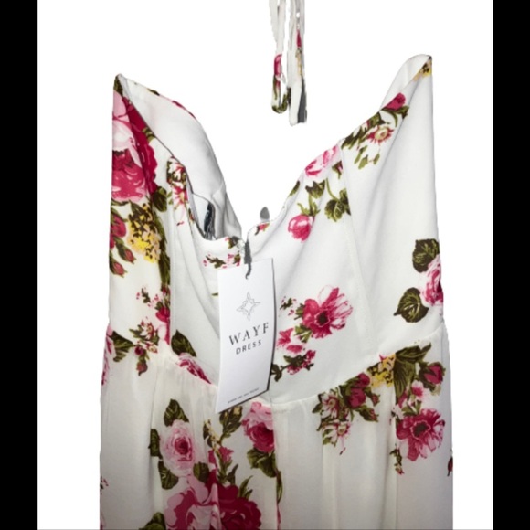 NWT, WAYF open front dress, sz Lg - Picture 4 of 6